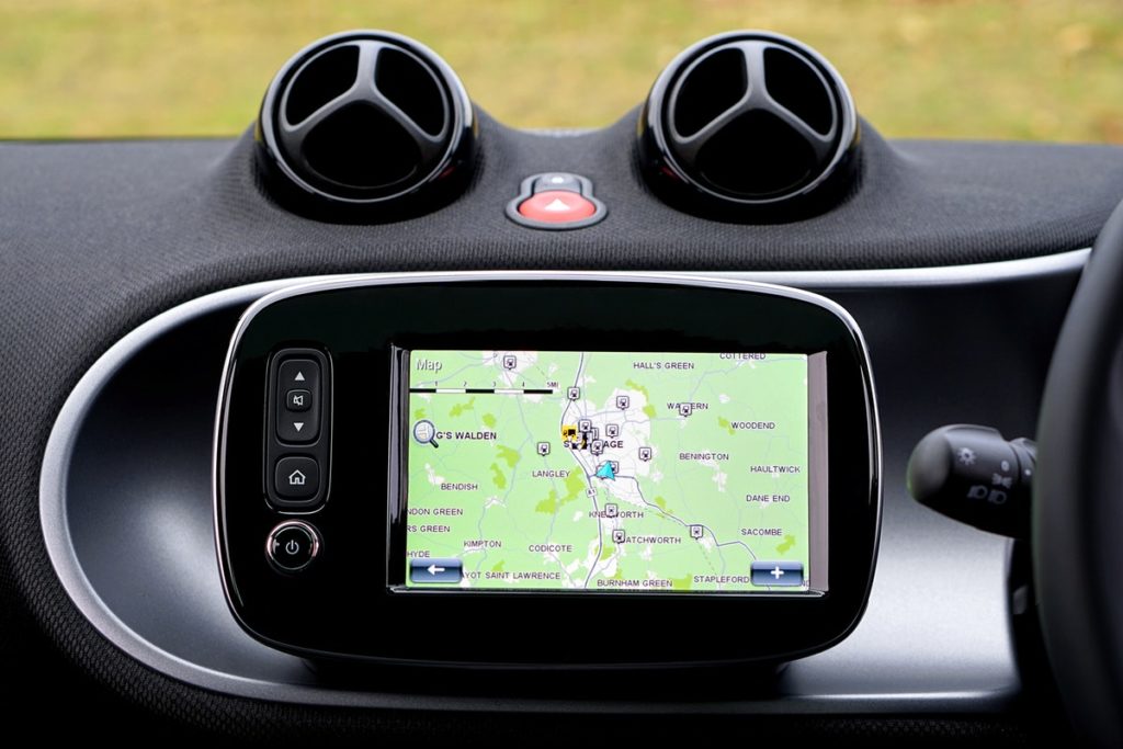 Car's built in GPS